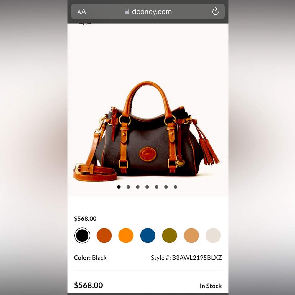 Dooney & Bourke All Weather Leather 3.0 Satchel 30